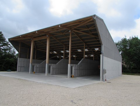 Création d'un silo de stockage pour céréales (lot gros-oeuvre)