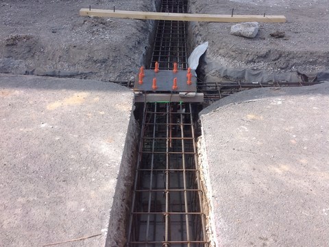 Rénovation d'un bâtiment - Gros oeuvre - Ferraillage pour fondations en béton armé (Blois)